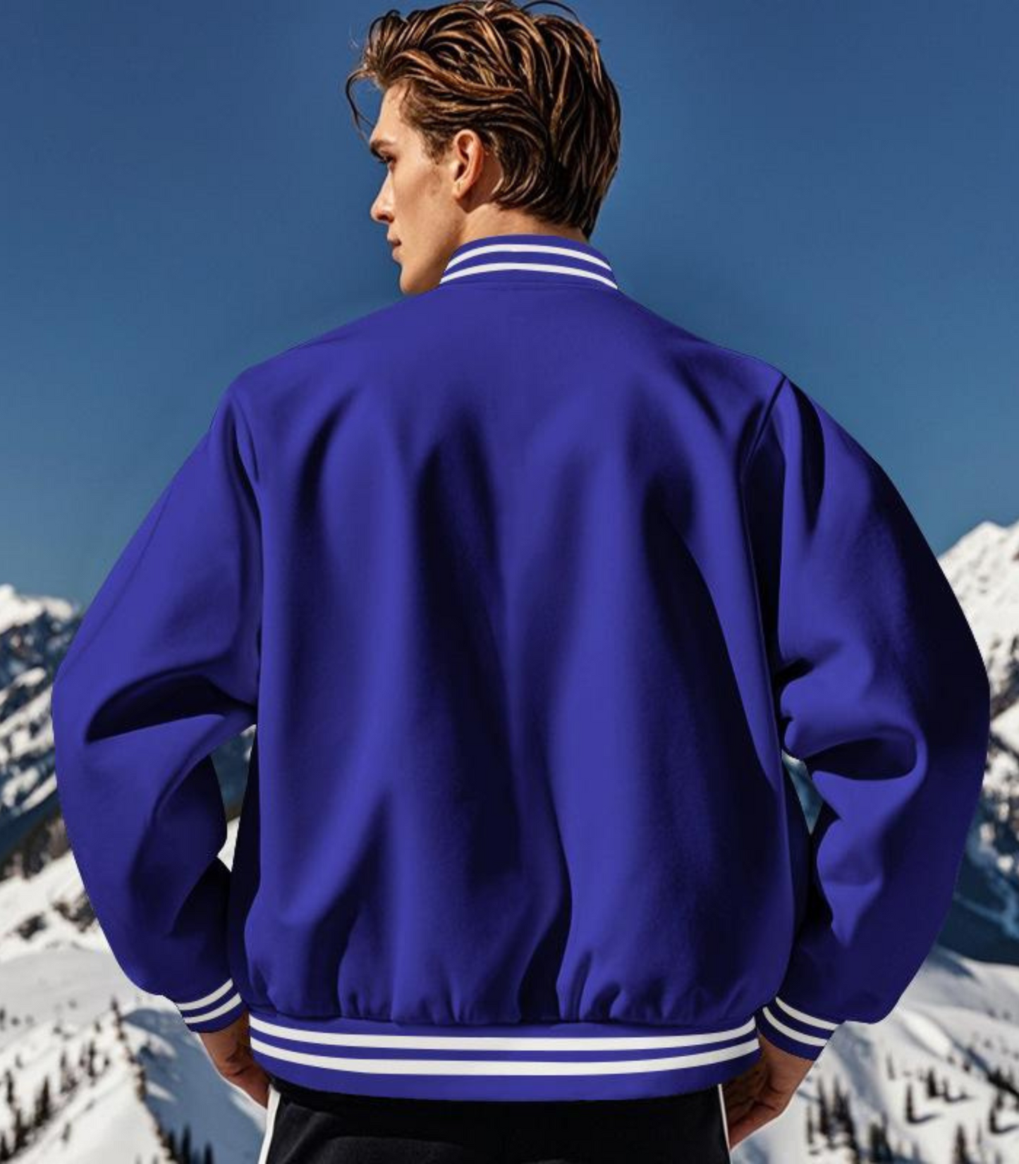 Regy - fleece baseball jacket