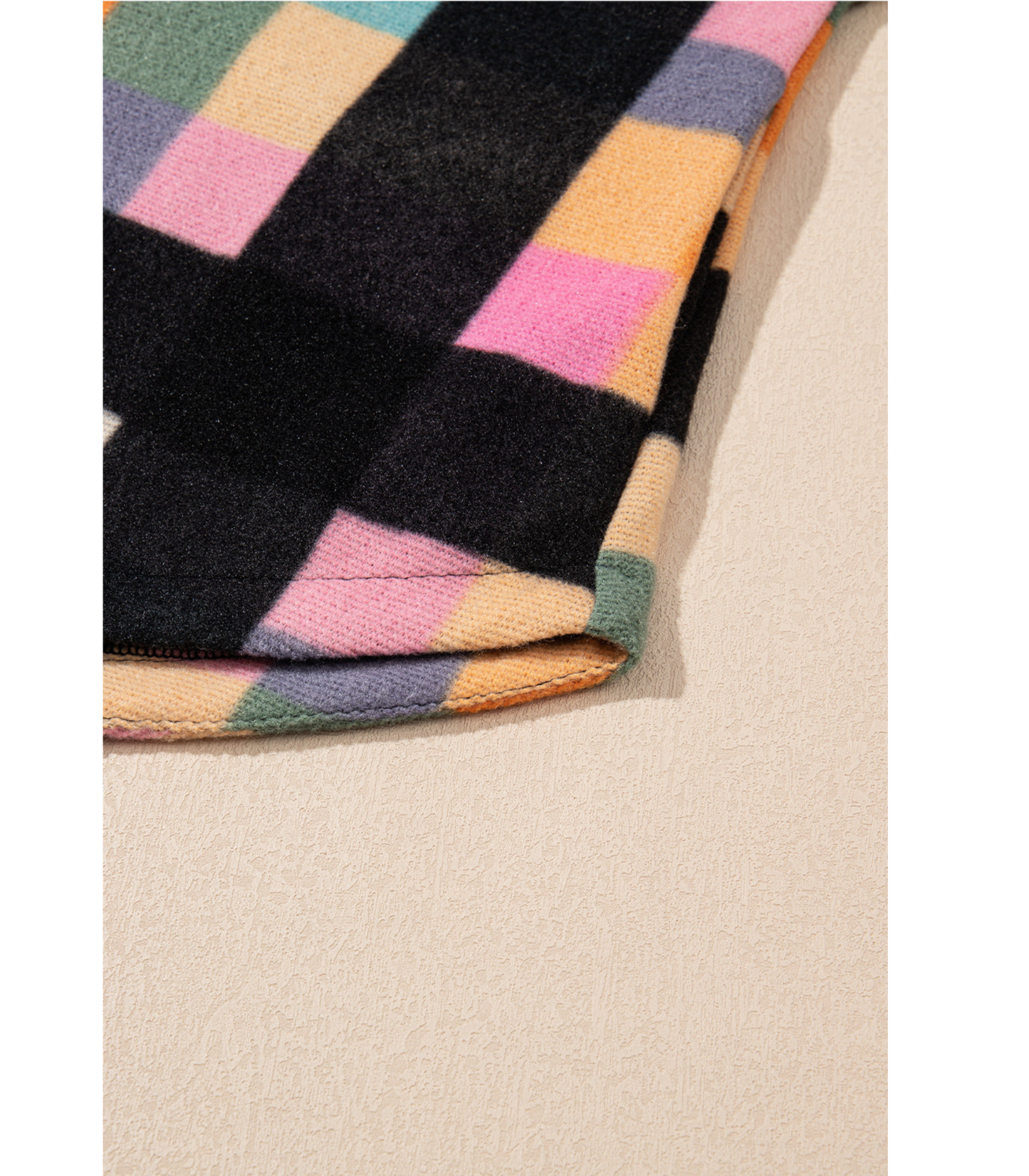 Marit - Multicolour geruite hoodie