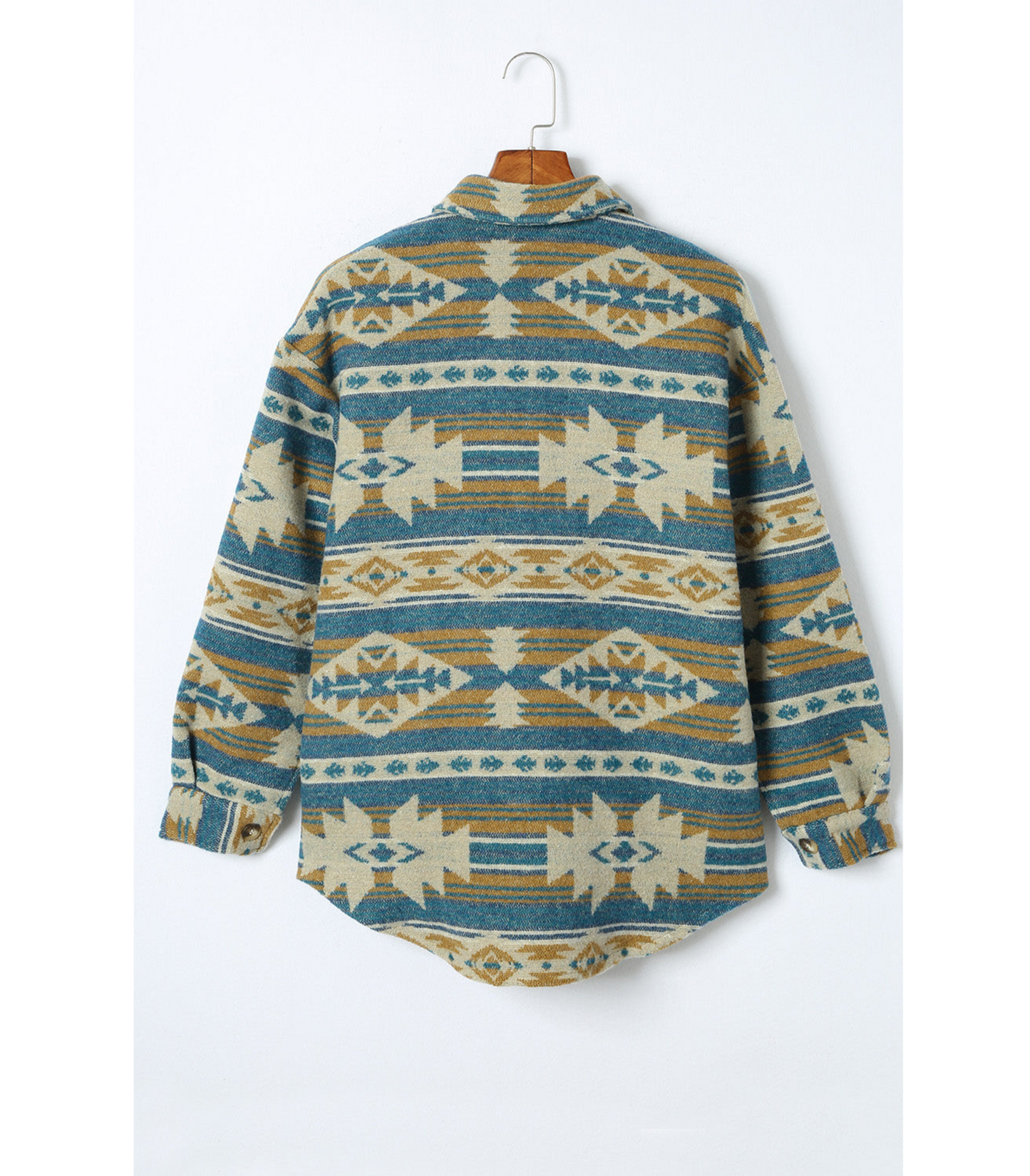 Loena - Lange vest met patroon