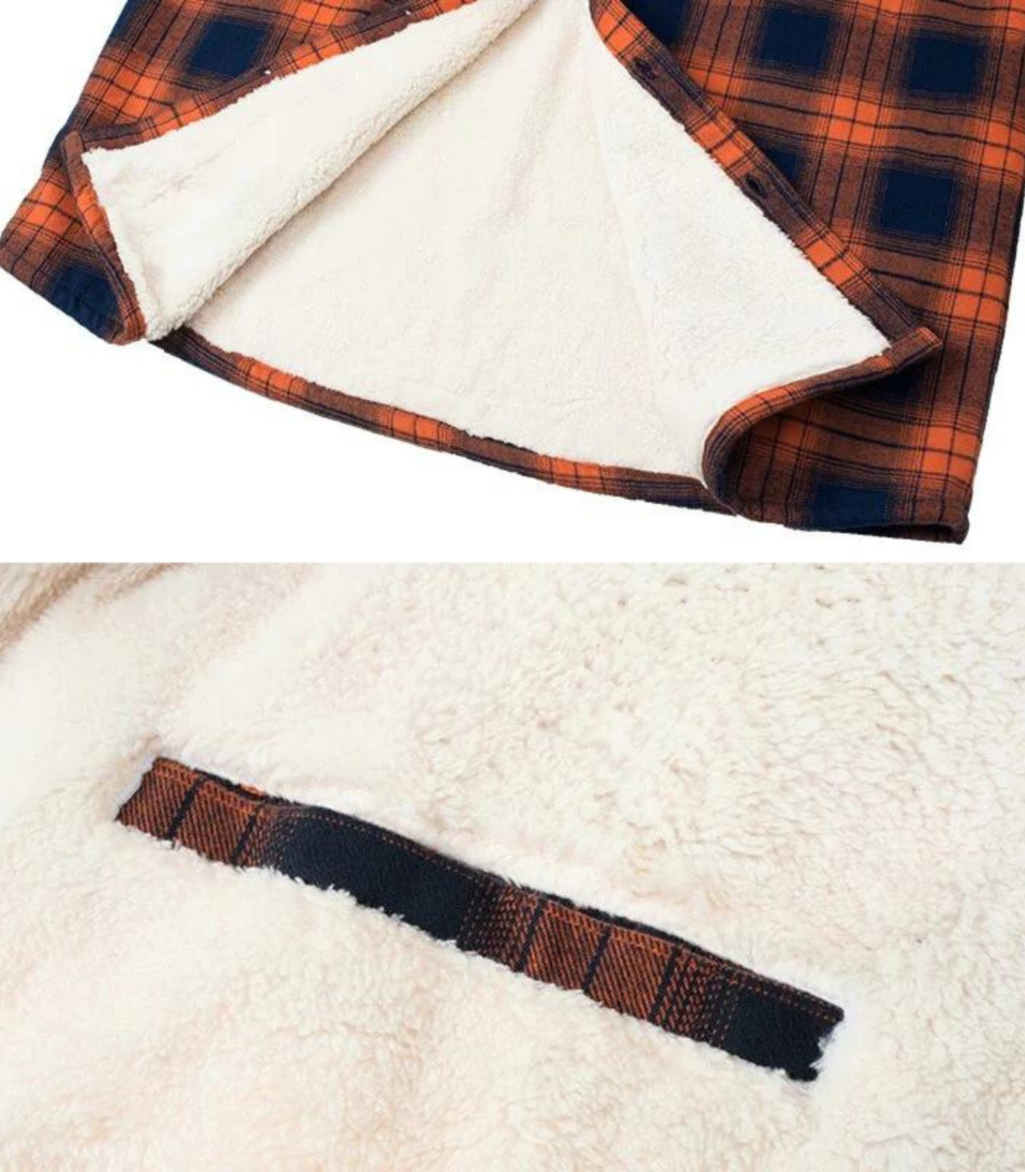 Ralph - fleece gevoerde geruite jacket