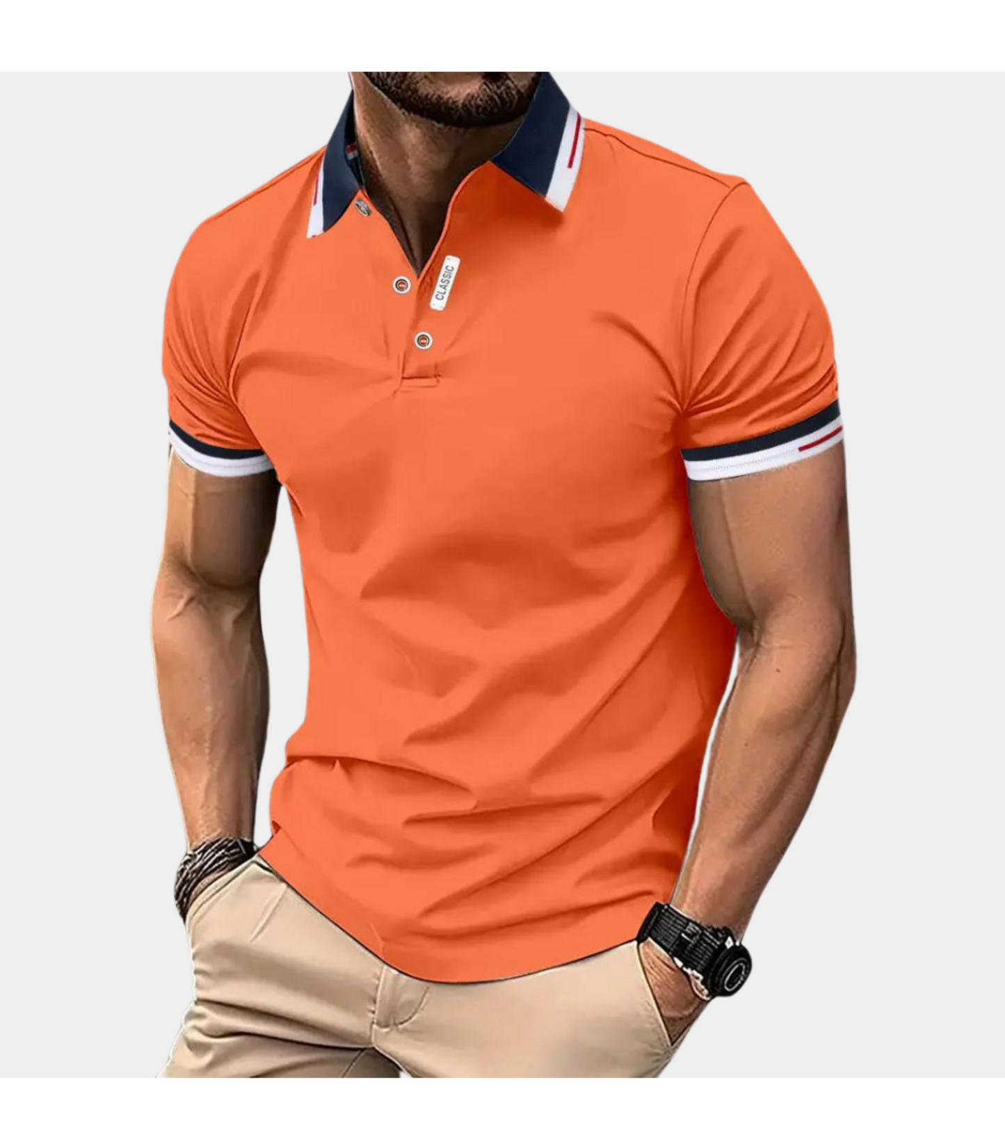 Lucas - Oranje Koningsdag Poloshirt voor Heren