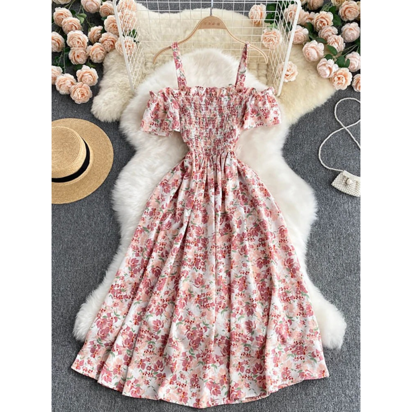 Rosaley - Zomerjurk met print