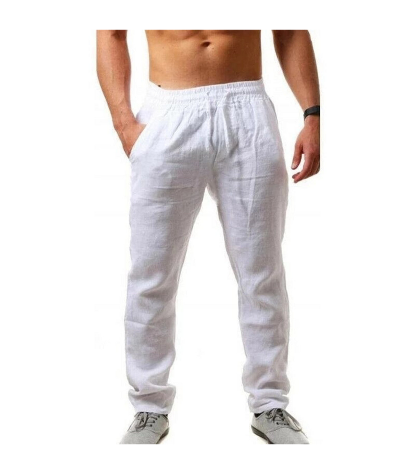 Milo – Luchtige linnen zomerbroek voor heren