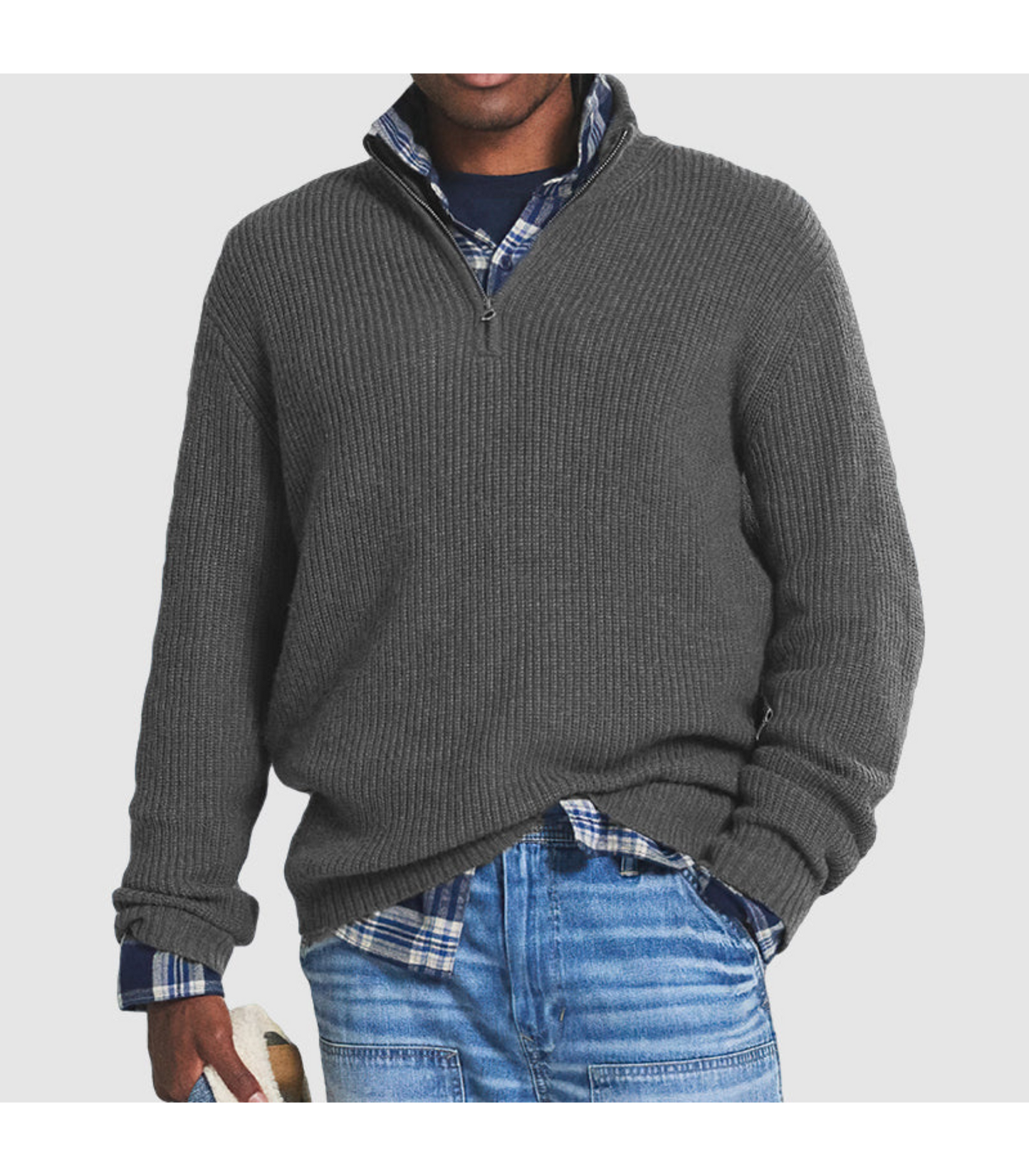 Lucas – Warm Half-Zip Sweater for Men