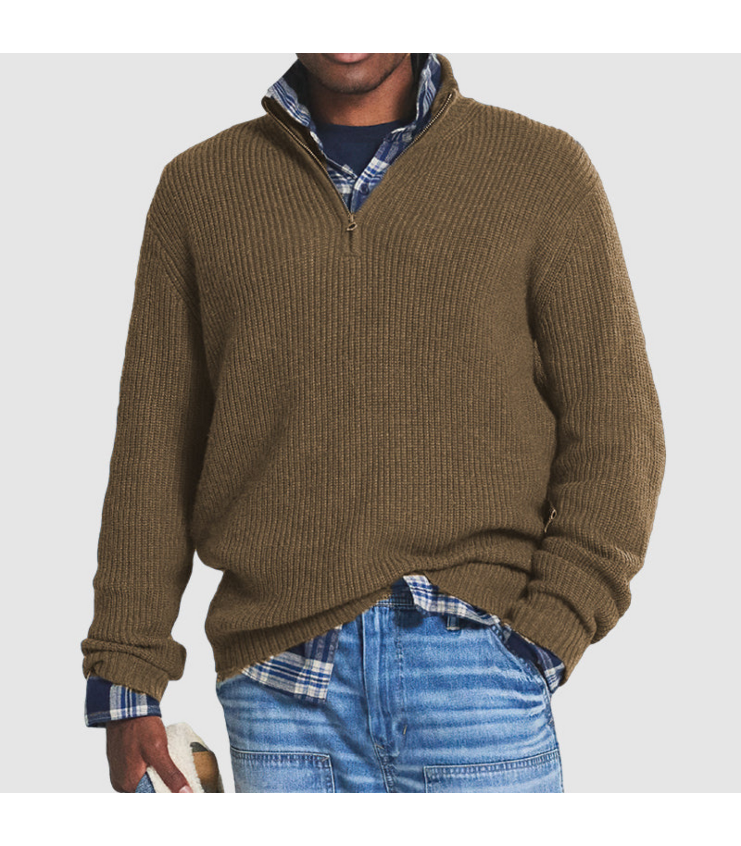Lucas – Warm Half-Zip Sweater for Men