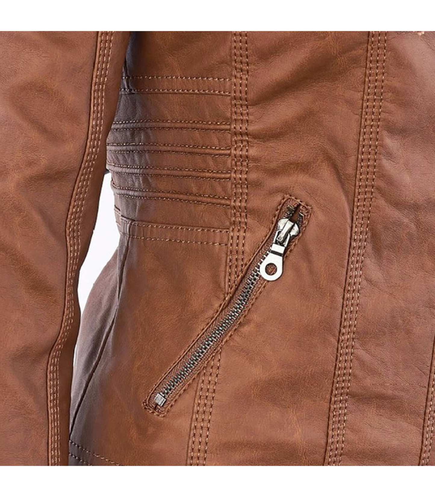 Elara - Leren zomerjas voor dames