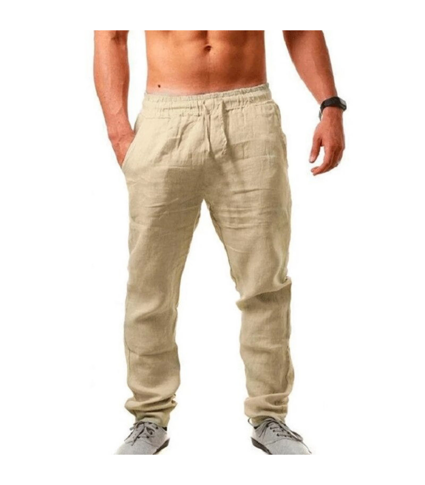 Milo – Luchtige linnen zomerbroek voor heren