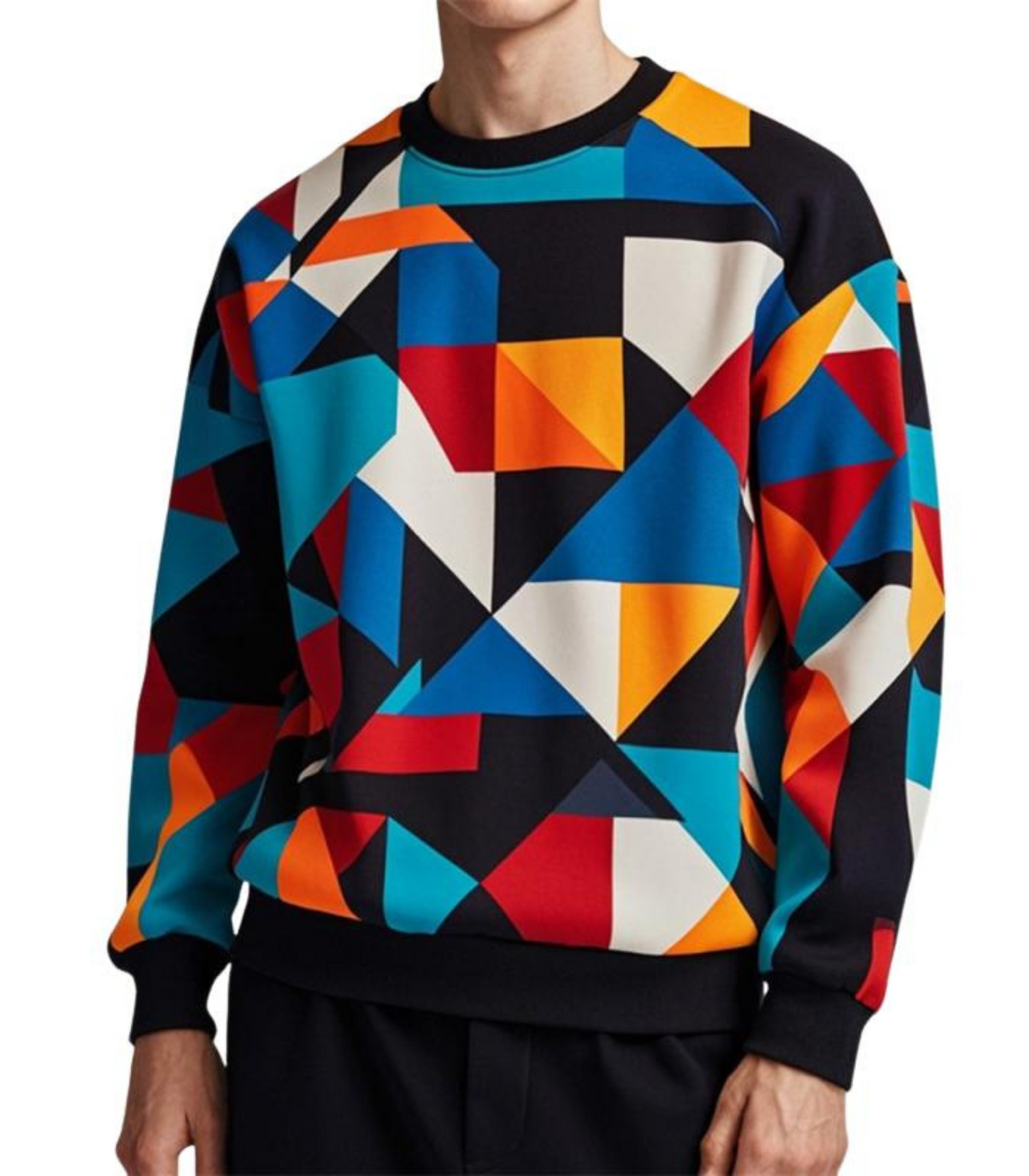 Zev - printed long-sleeved sweatshirt