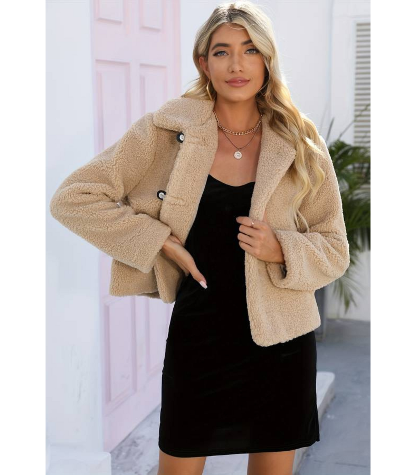 Evertje - Luxurious teddy women's coat