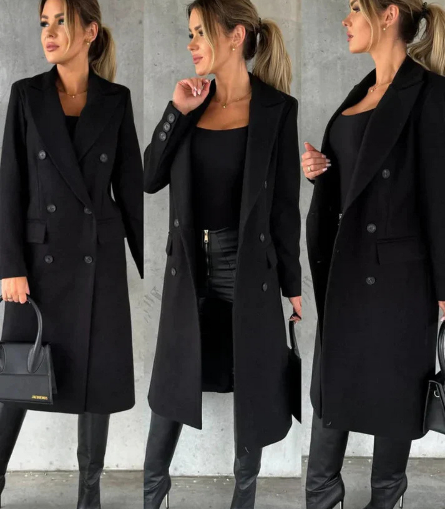 Odette - Long winter coat for women