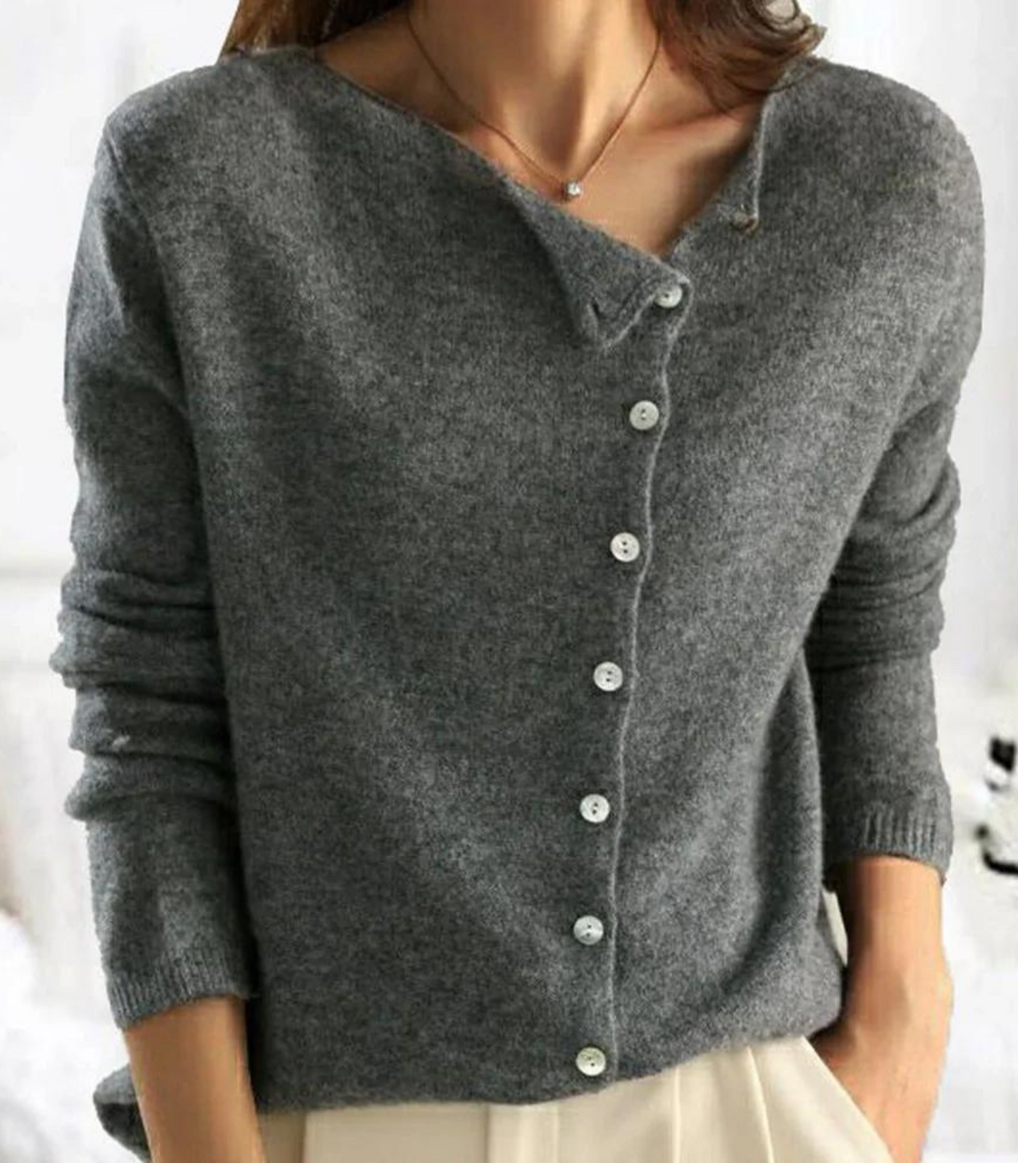 Ayla - geknoopte pullover