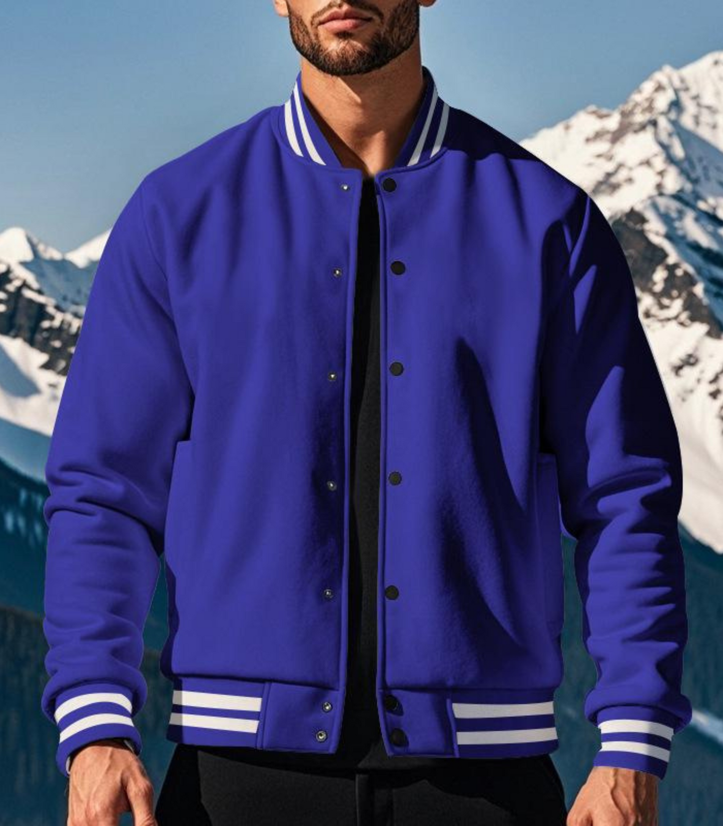 Regy - fleece baseball jacket