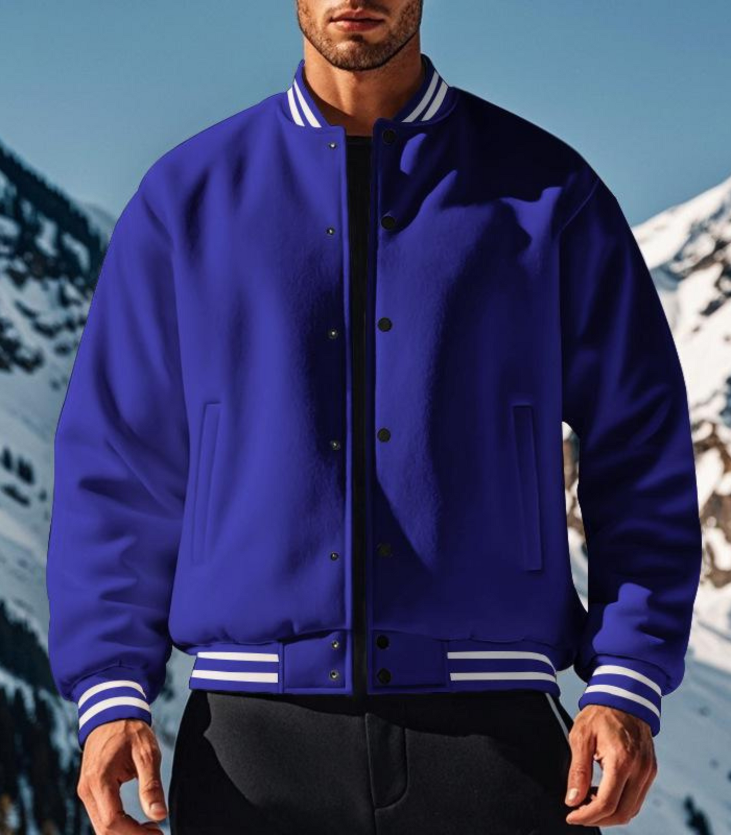 Regy - fleece baseball jacket