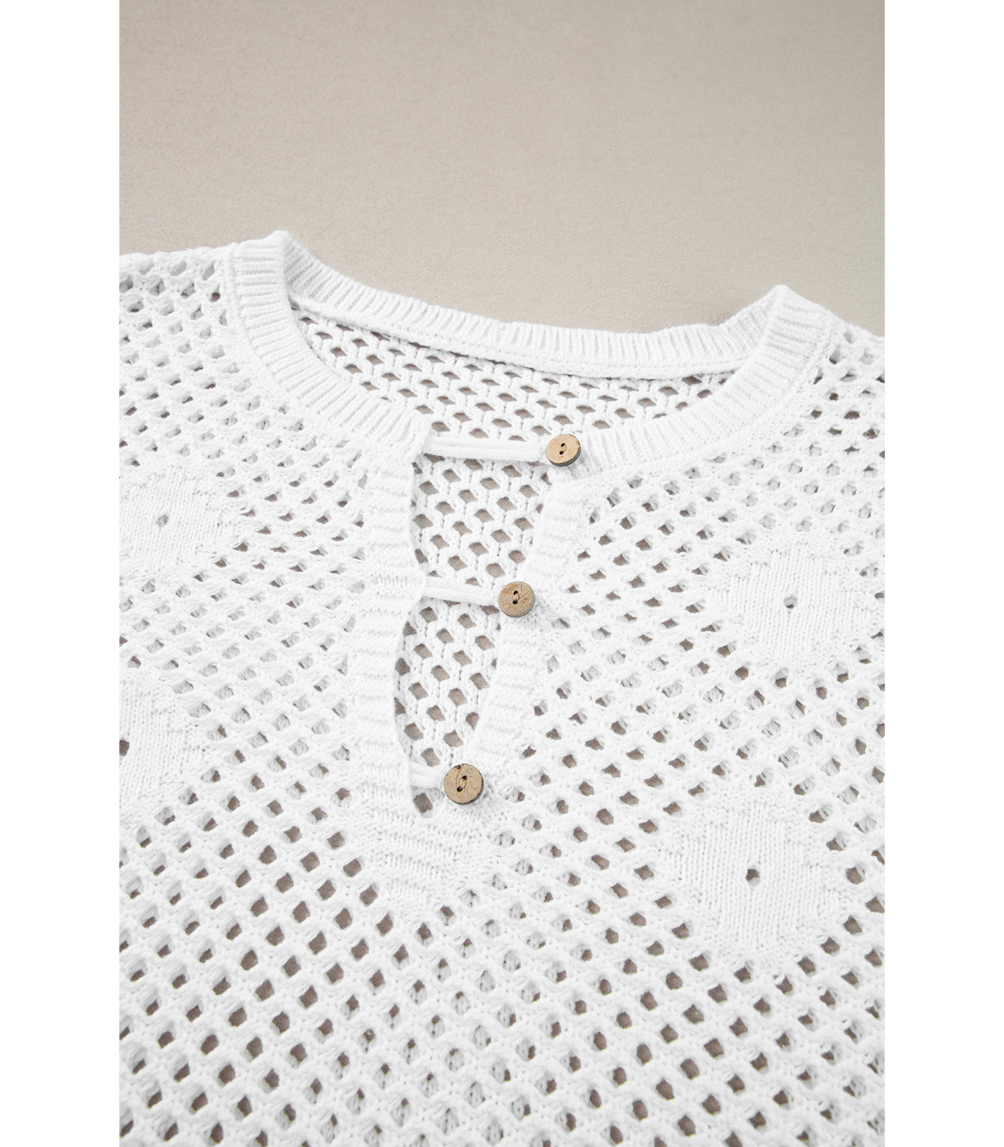 Tina - opengebreide pullover