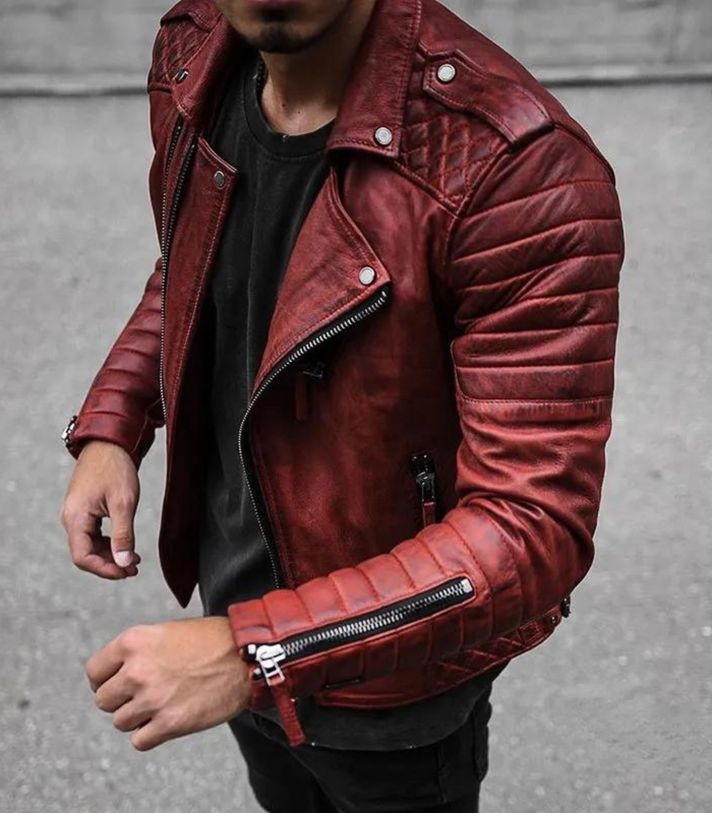 Mikey – Lerenlook jacket