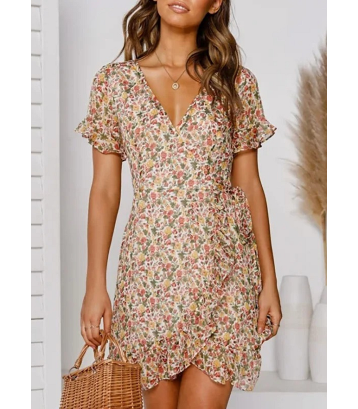 Estelle - Summer dress with floral print