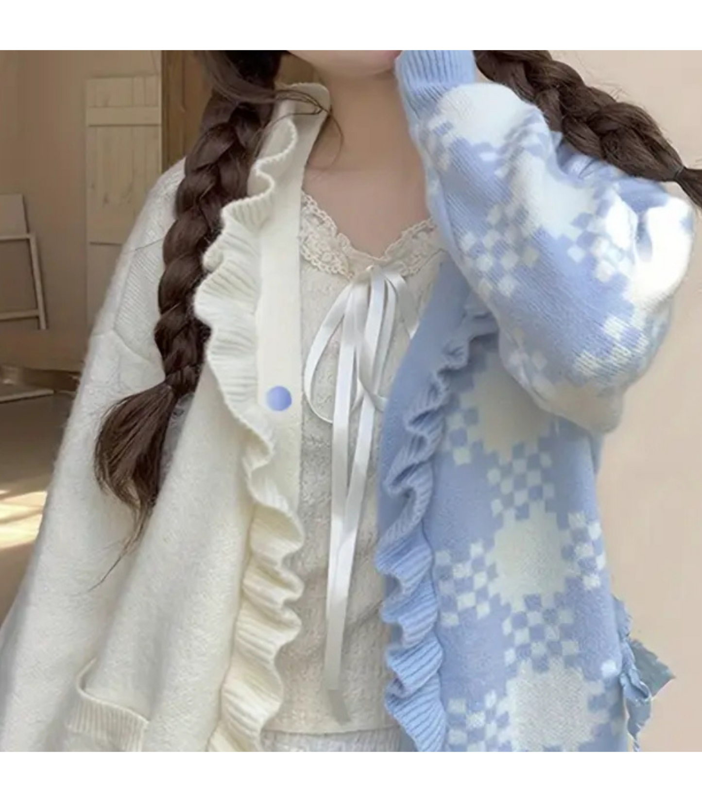 Dafne - Trendy gebreid damesvest