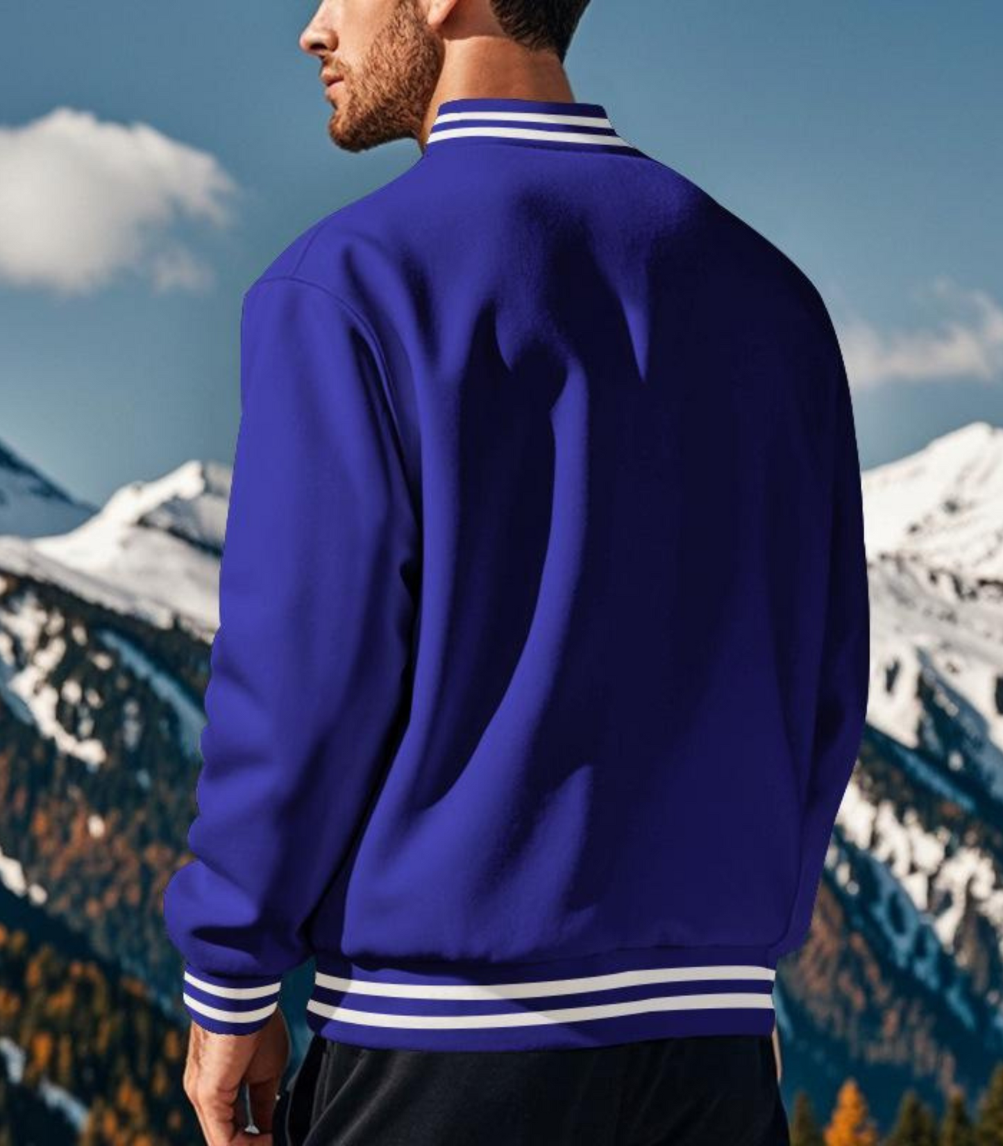 Regy - fleece baseball jacket