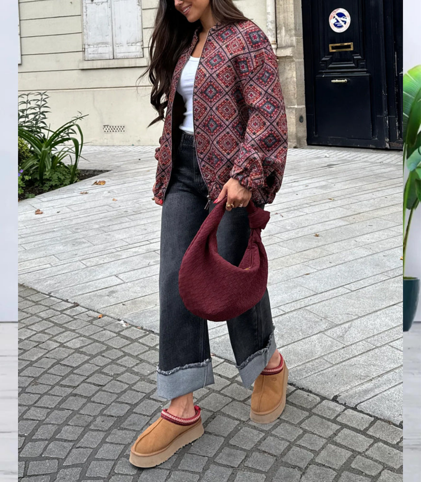 Jana - jacket with retro print