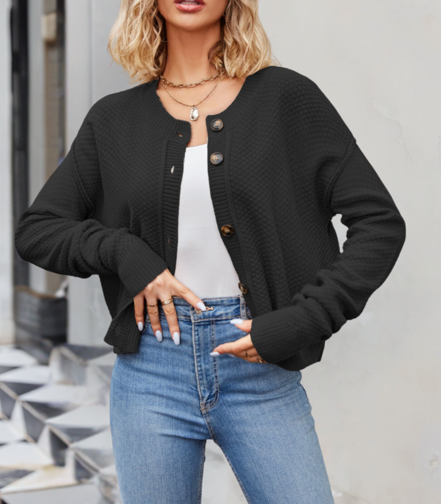 Rochelle - Gebreide vest