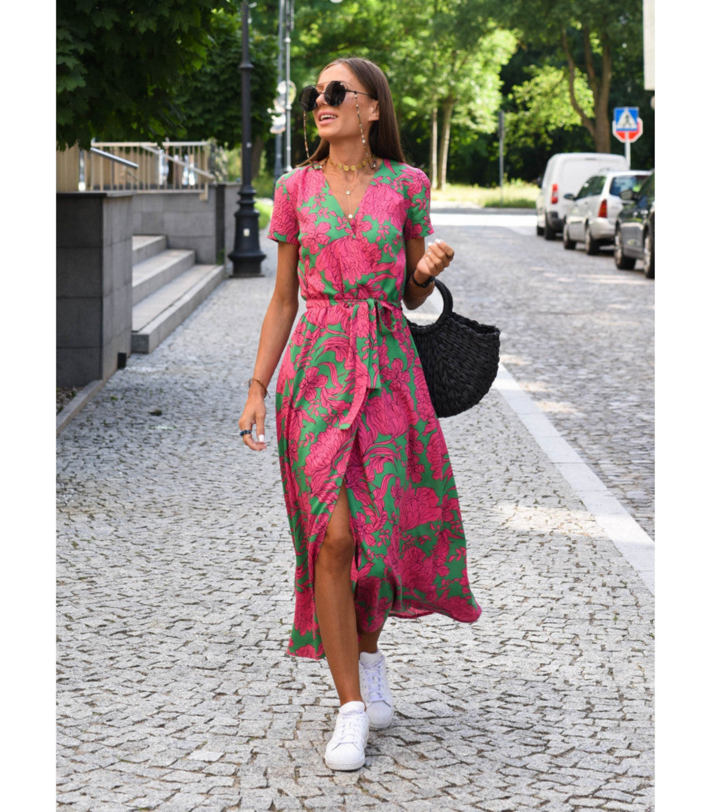 Carmen - bloemen jurk