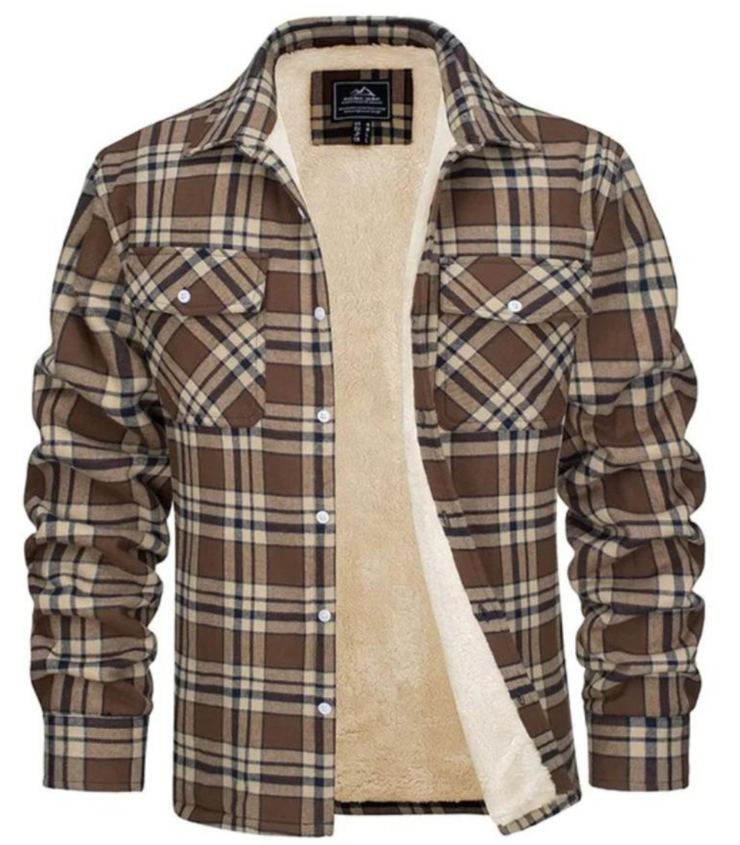 Ralph - fleece gevoerde geruite jacket