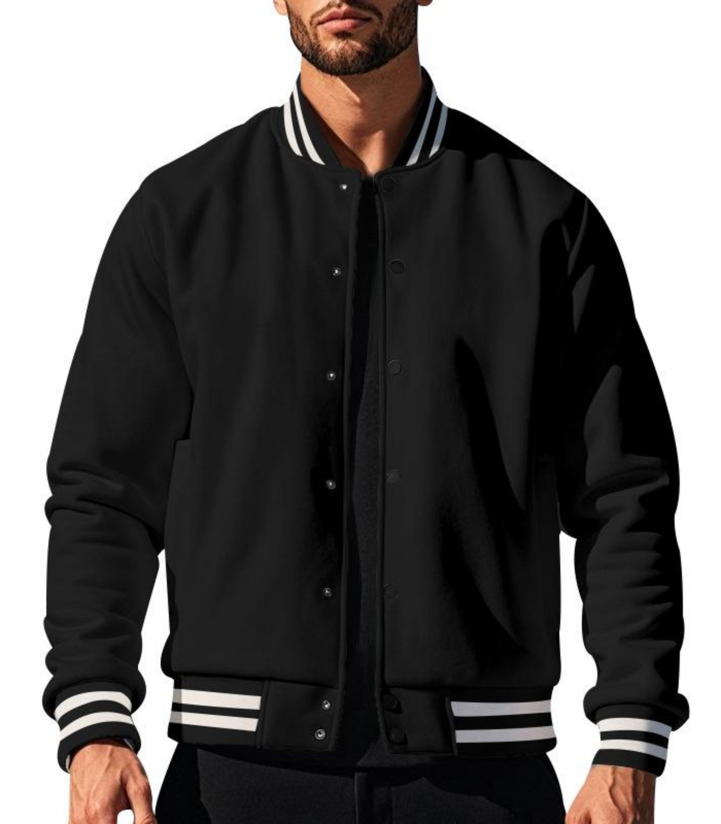 Regy - fleece baseball jacket
