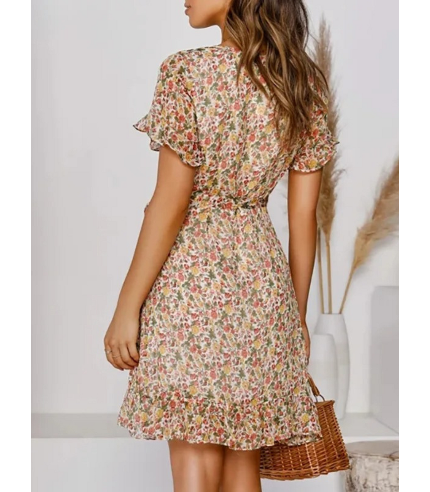 Estelle - Summer dress with floral print