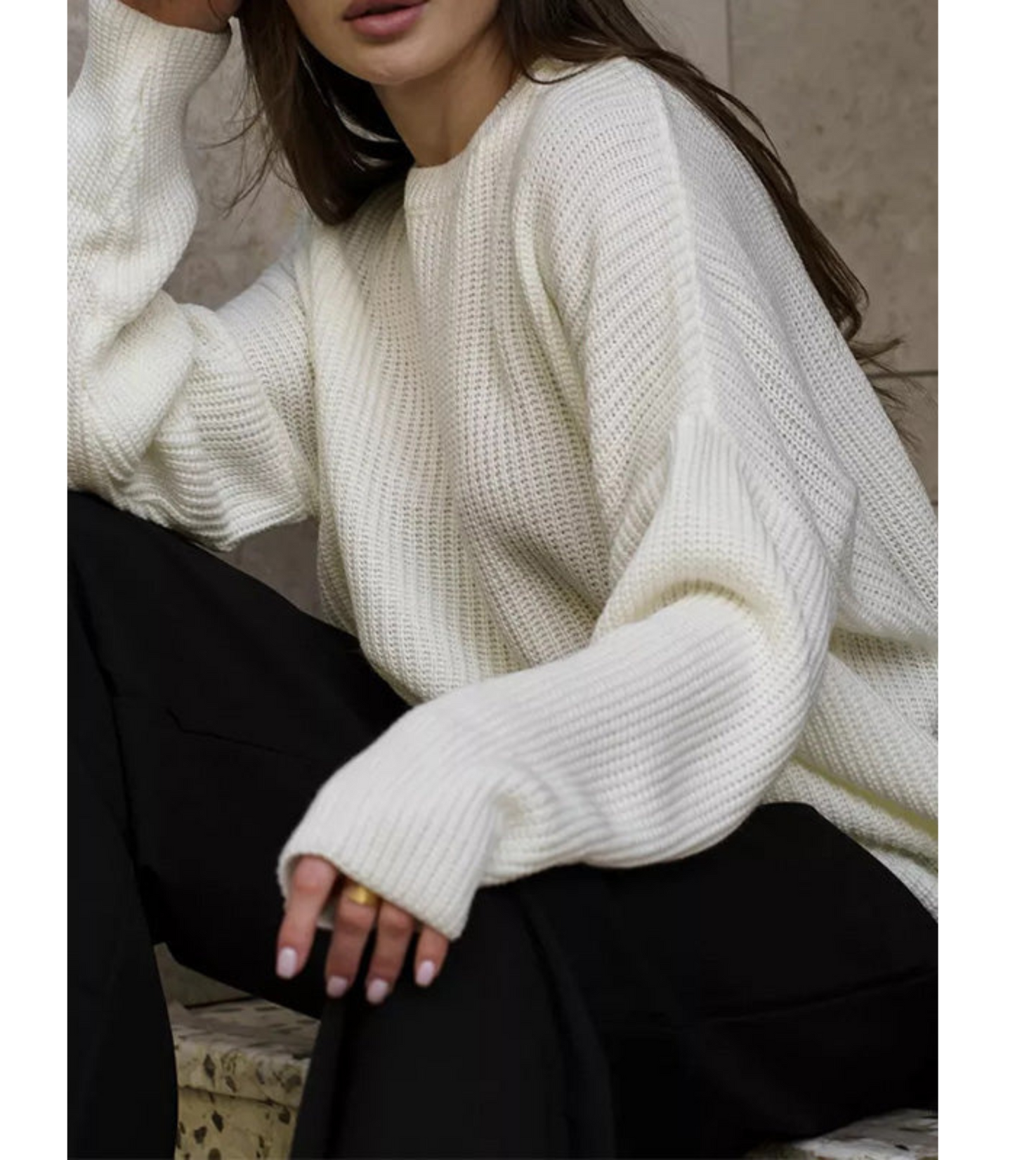 Alejandra - oversized losse warme trui