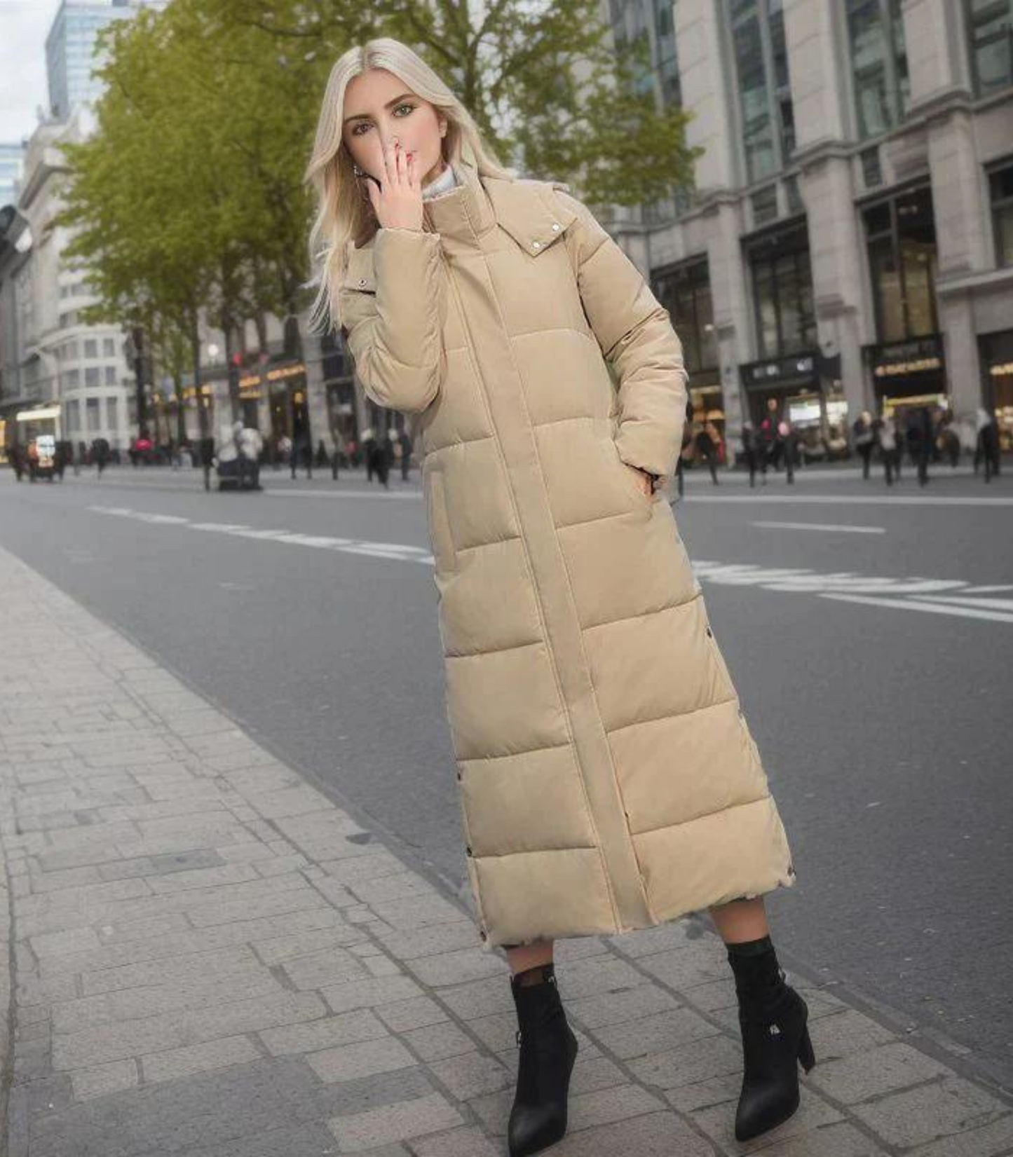 Debby - lange winterjas