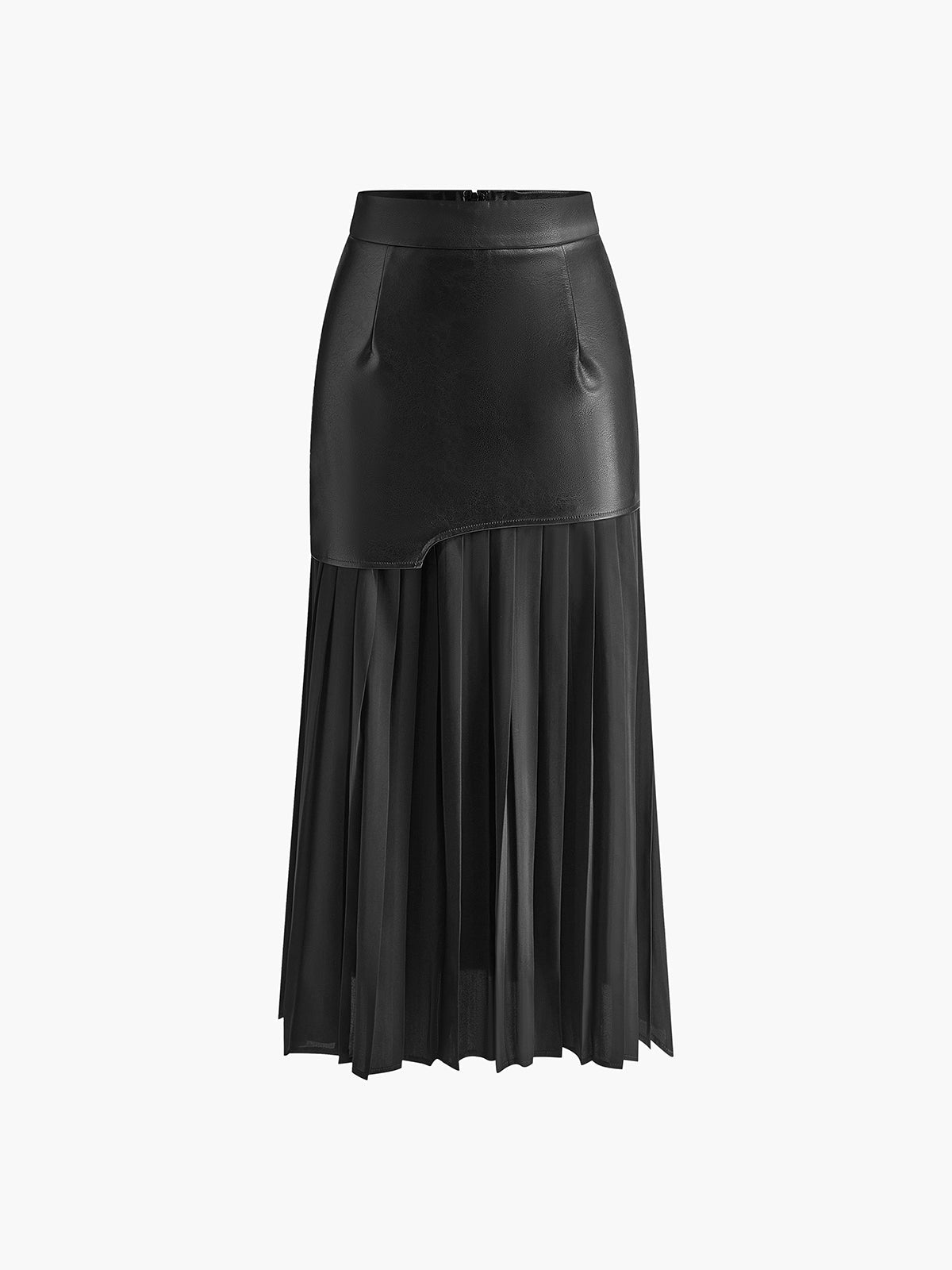 Aline - Chiffon Geplooide Midi-Rok voor Dames