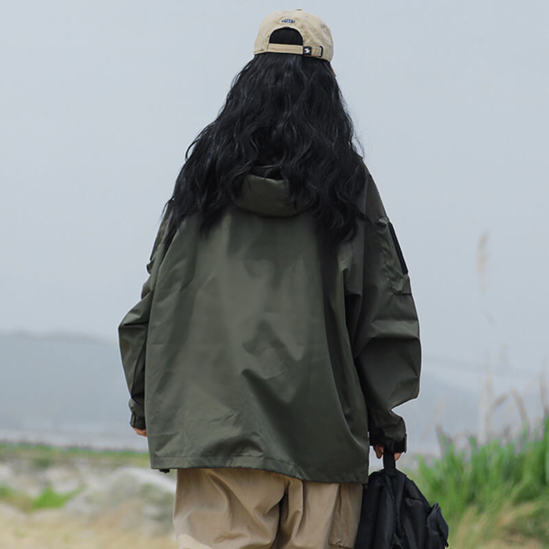 Ashlyn - Waterdicht oversized jack met rits