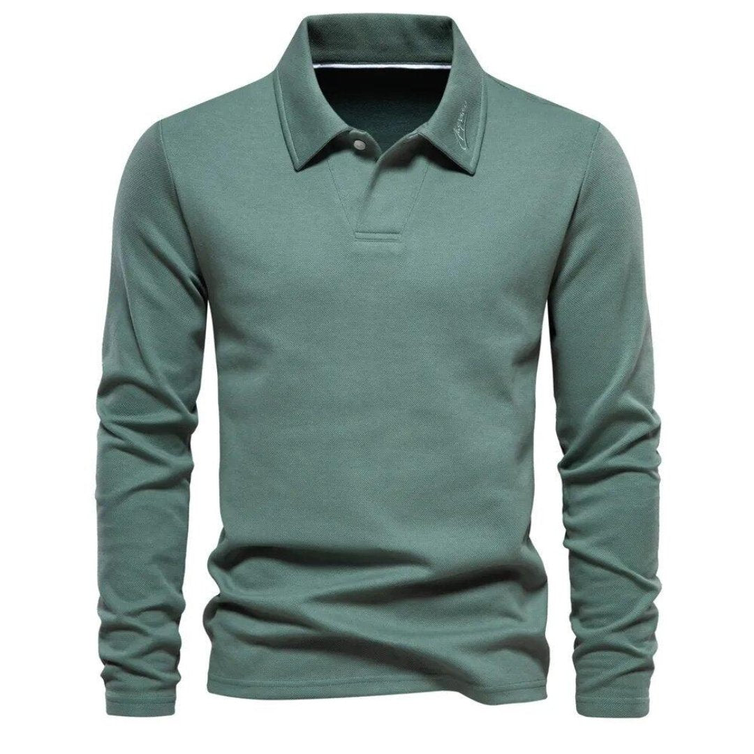 Brandon - Poloshirt lange mouwen