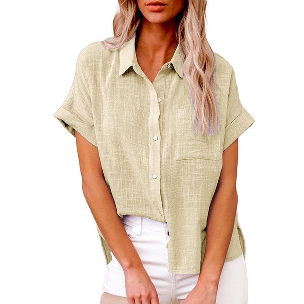 Cathy - Linnen Blouse Dames