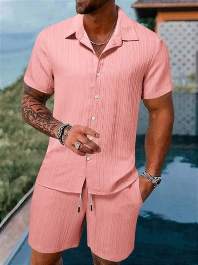 Dai - Bijpassende herenshirtset voor de zomer
