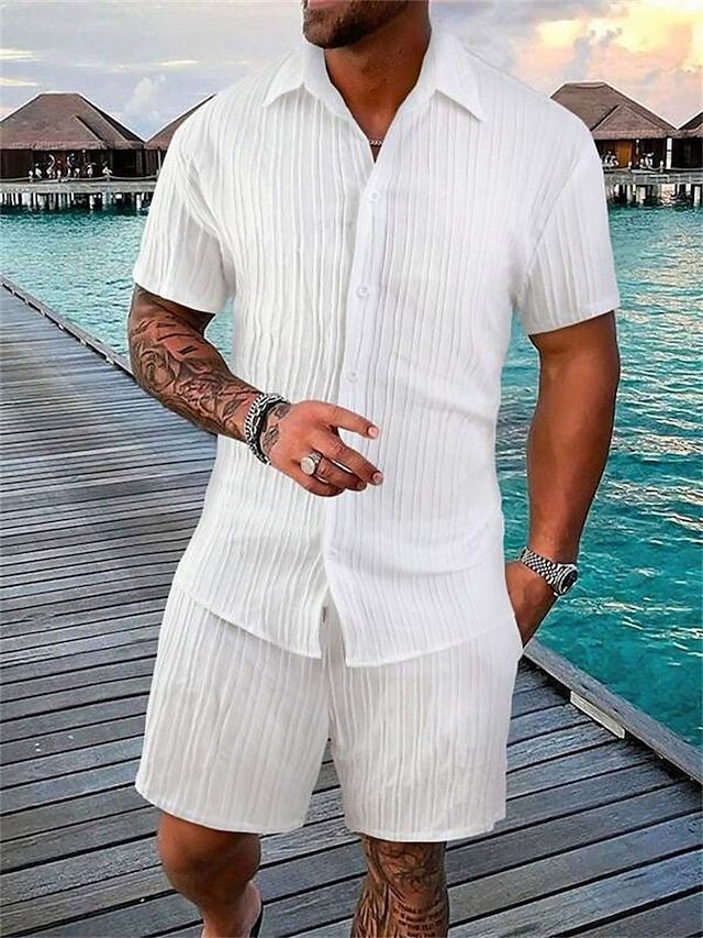 Dai - Bijpassende herenshirtset voor de zomer