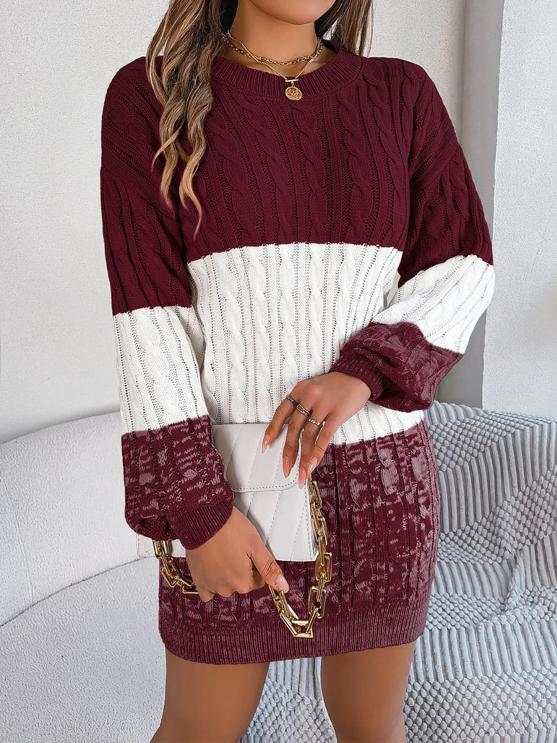 Deena - Dames sweater jurk