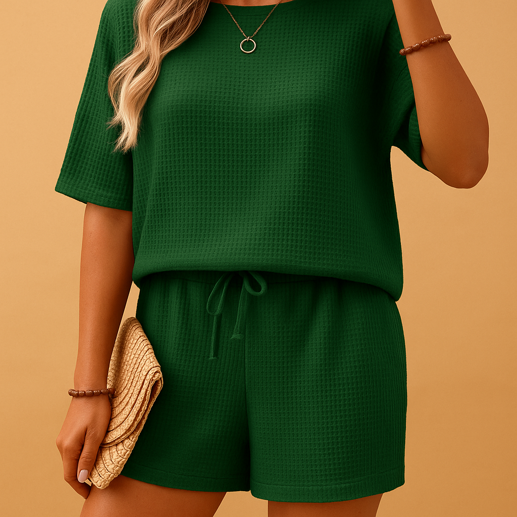 Elyana - Loungewear set met losse top en shorts