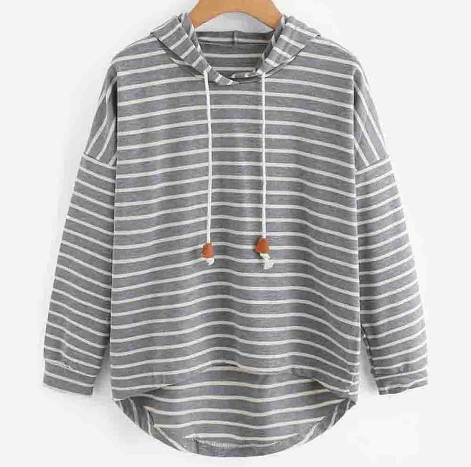 Emma – Gestreepte Hoodie voor Stijl & Comfort