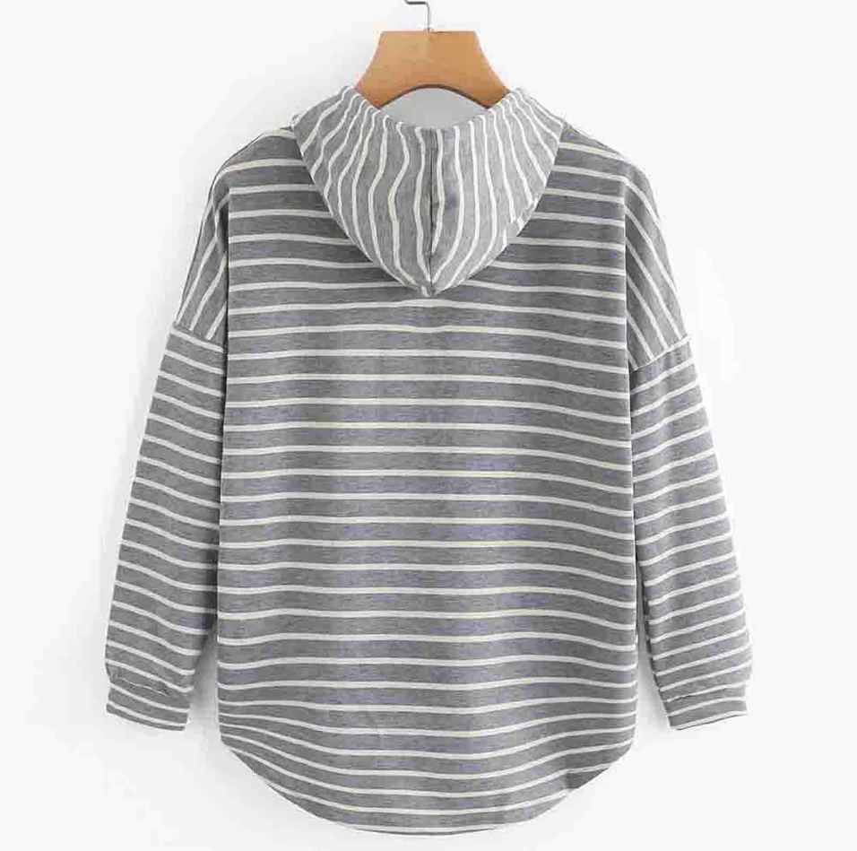 Emma – Gestreepte Hoodie voor Stijl & Comfort