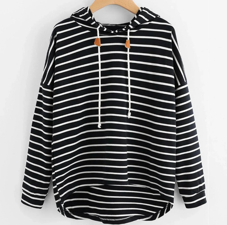 Emma – Gestreepte Hoodie voor Stijl & Comfort