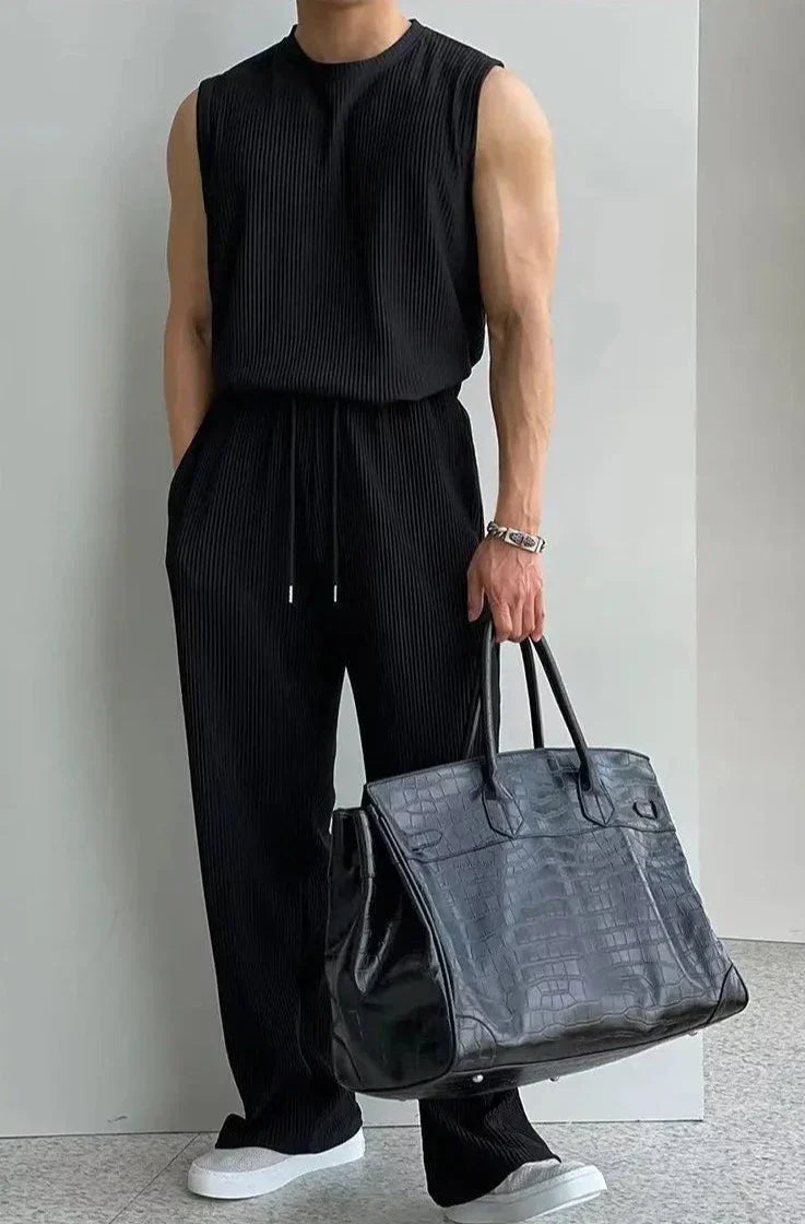 Eryk - Summer set with sleeveless top and loose-fitting pants