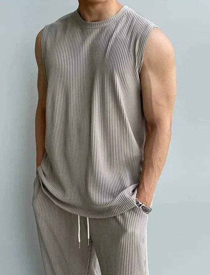 Eryk - Summer set with sleeveless top and loose-fitting pants