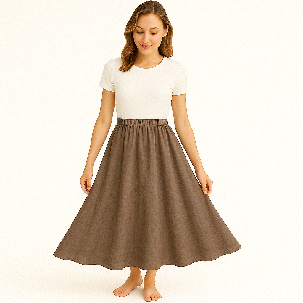 Jinte - Luchtige Maxi Rok voor Dames