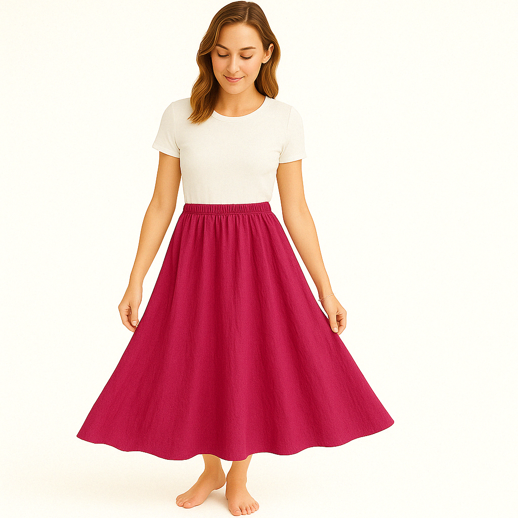 Jinte - Luchtige Maxi Rok voor Dames