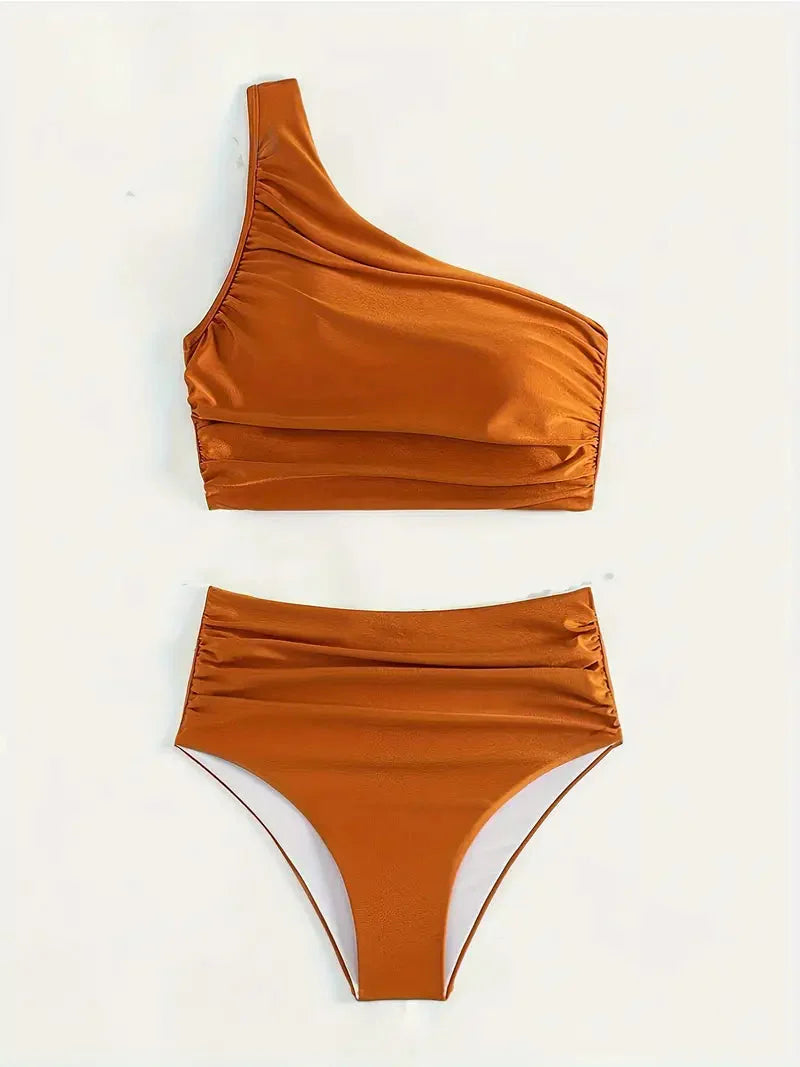 Jolinde - Bikini Dames Satijn Één Schouder