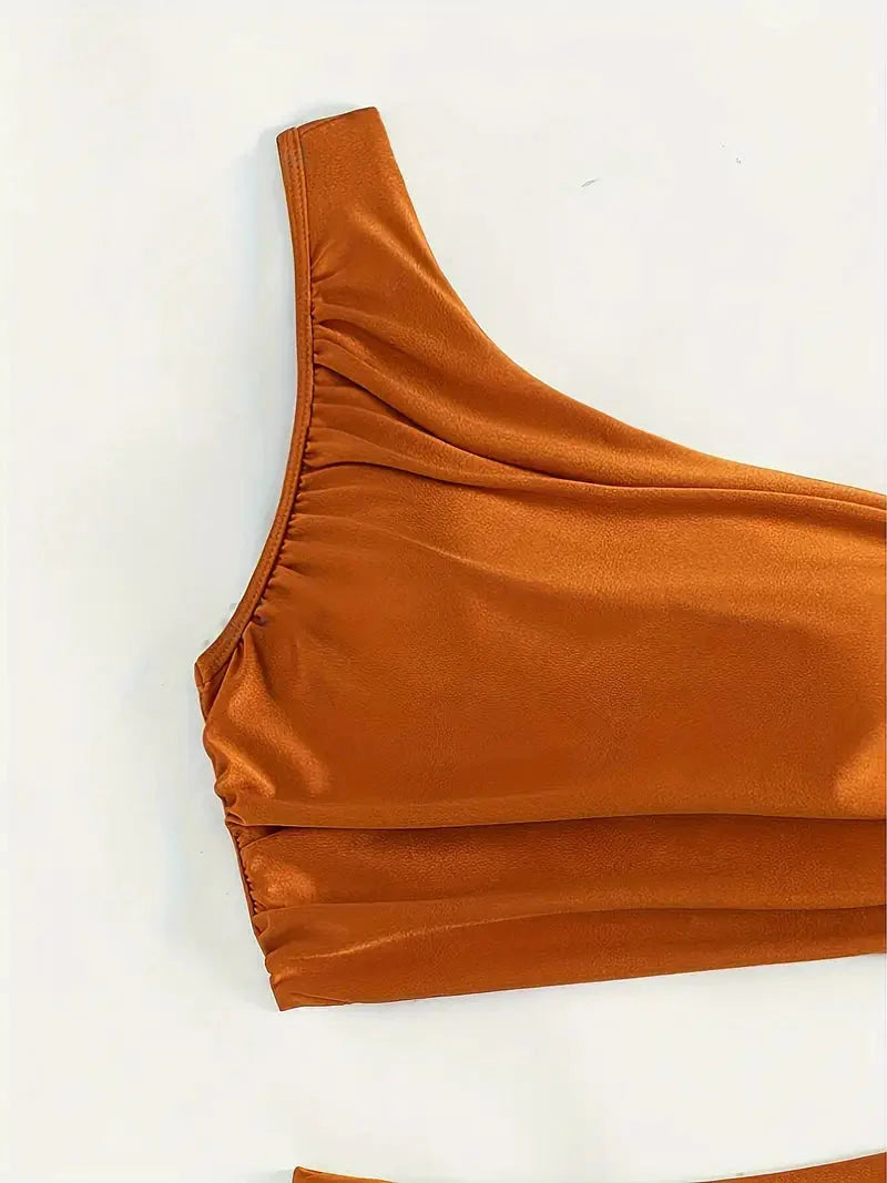 Jolinde - Bikini Dames Satijn Één Schouder