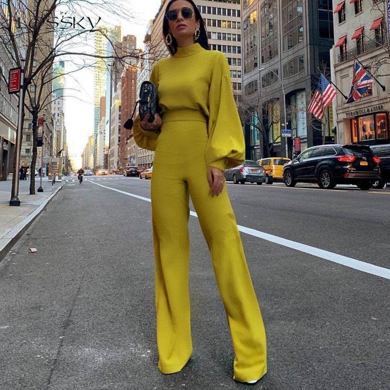 Jolinthe - Elegante Lange Mouwen Jumpsuit voor Dames