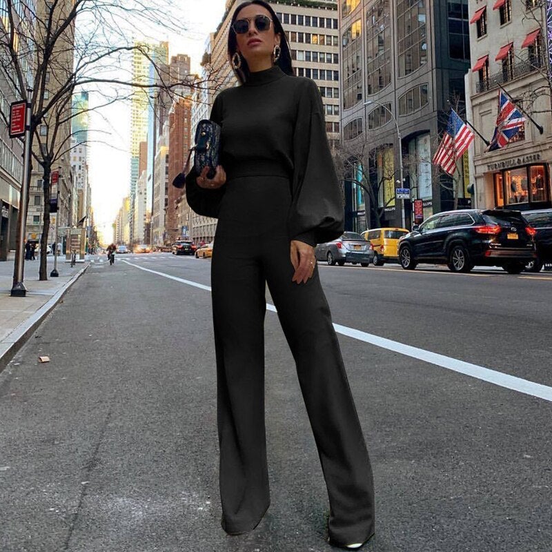 Jolinthe - Elegante Lange Mouwen Jumpsuit voor Dames