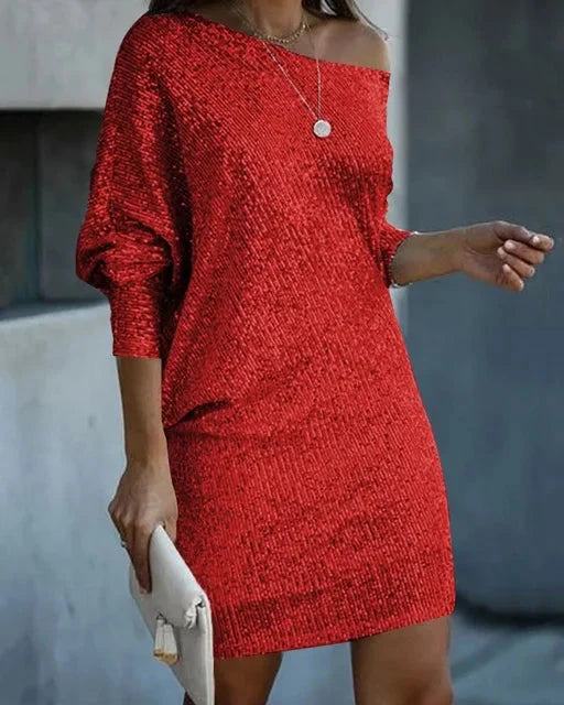 Kyla - Sleeveless Cocktail Dress with Sequins